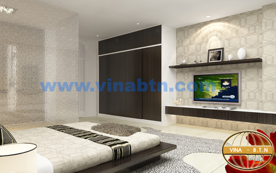 phòng ngủ hiện đại , vinahome