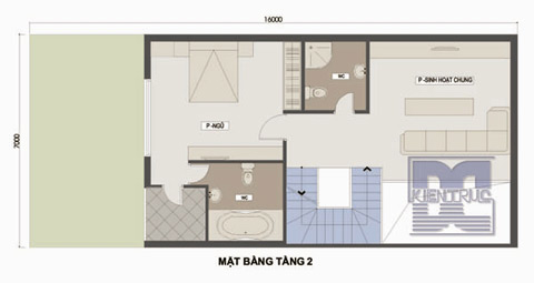 Mặt bằng tầng 2. Xem ảnh lớn tại đây.