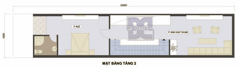 Mặt bằng tầng 2. Xem ảnh lớn tại đây.