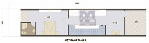 Mặt bằng tầng 3. Xem ảnh lớn tại đây.